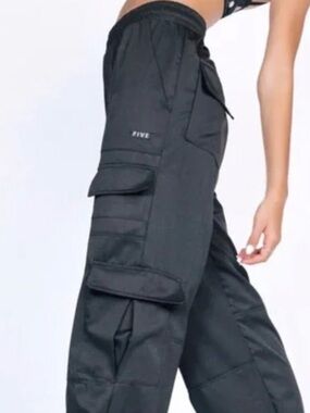 Five Dancewear Black Cargo Pants. Size XS